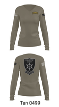 FCSD SNIPER 46569971 Women's Long Sleeve V-neck Shirt - 41