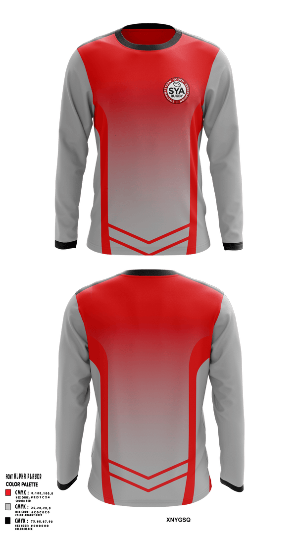 Long Sleeve Performance Shirt, Southwestern Youth Association Rugby, Rugby, Teamtime, Team time, sublimation, custom sports apparel, team uniforms, spirit wear, spiritwear, sports uniforms, custom shirts, team store, custom team store, fundraiser sports, apparel fundraiser