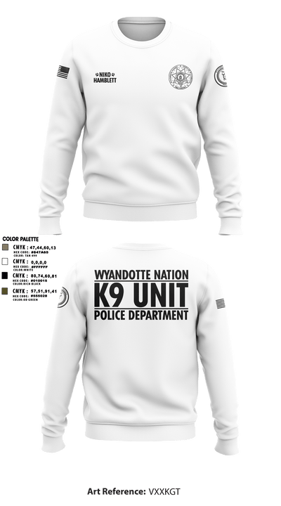 K9 Unit 27578074 Crew Neck Sweatshirt - 8