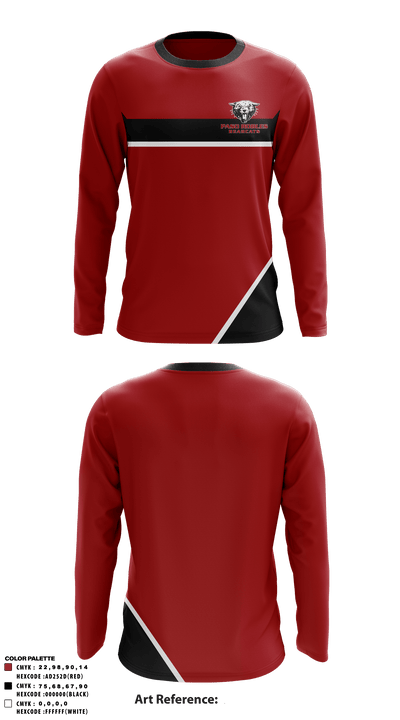 Paso Robles High School 46323233 Long Sleeve Performance Shirt - 1