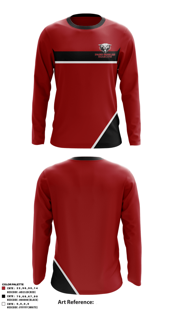 Long Sleeve Performance Shirt, Paso Robles High School, Spirit Store, Teamtime, Team time, sublimation, custom sports apparel, team uniforms, spirit wear, spiritwear, sports uniforms, custom shirts, team store, custom team store, fundraiser sports, apparel fundraiser
