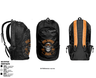 Gear Bag, STEEL HAMMERZ, Police, Teamtime, Team time, sublimation, custom sports apparel, team uniforms, spirit wear, spiritwear, sports uniforms, custom shirts, team store, custom team store, fundraiser sports, apparel fundraiser