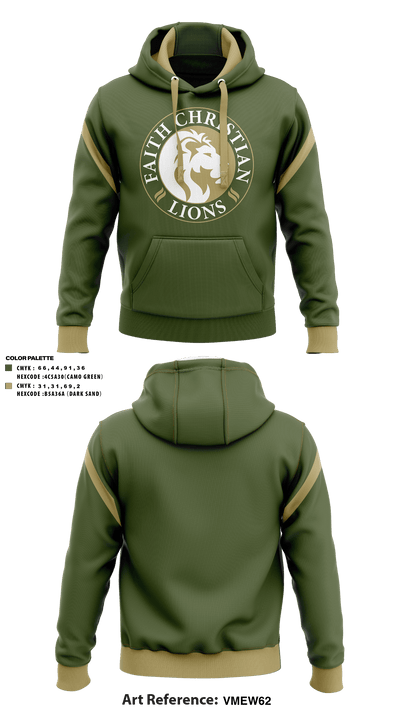 Faith Christian School Track 8170365 Hoodie - 1