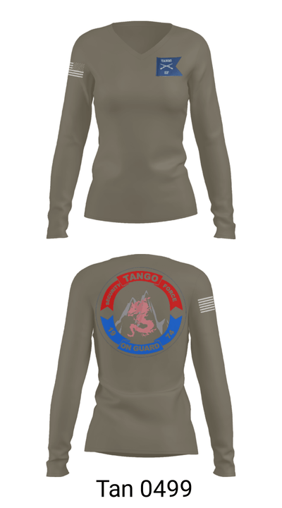 Tango Security Force 4730343 Women's Long Sleeve V-neck Shirt - 41
