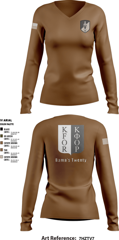 128 MP CO 26759582 Women's Long Sleeve V-neck Shirt - 8