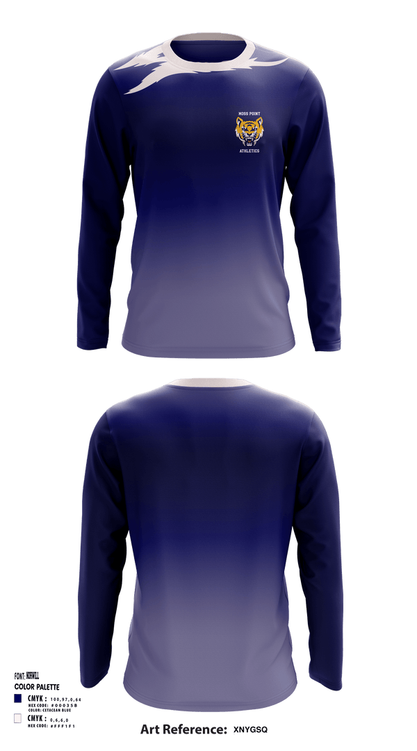 Long Sleeve Performance Shirt, Moss Point Athletics, Spirit Store, Teamtime, Team time, sublimation, custom sports apparel, team uniforms, spirit wear, spiritwear, sports uniforms, custom shirts, team store, custom team store, fundraiser sports, apparel fundraiser