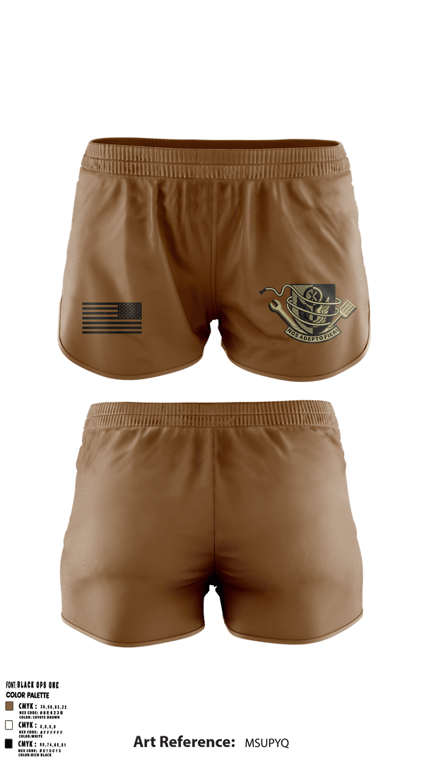 Ranger Panties, 1438th CTC, National Guard, Teamtime, Team time, sublimation, custom sports apparel, team uniforms, spirit wear, spiritwear, sports uniforms, custom shirts, team store, custom team store, fundraiser sports, apparel fundraiser