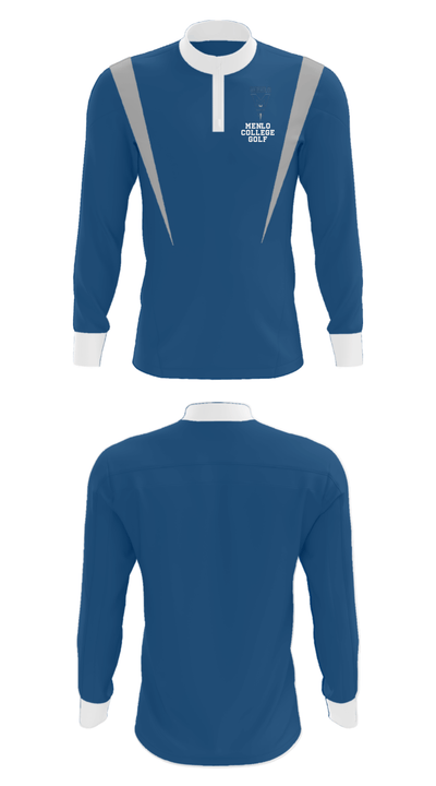Menlo College Golf 55572099 Quarter Zip Jacket - 15
