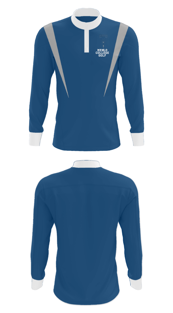 Quarter Zip Jacket, Menlo College Golf, Golf, Teamtime, Team time, sublimation, custom sports apparel, team uniforms, spirit wear, spiritwear, sports uniforms, custom shirts, team store, custom team store, fundraiser sports, apparel fundraiser
