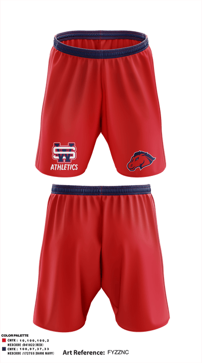 University of the Southwest Baseball 45353519 Athletic Shorts With Pockets - 1