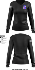 10th Mountain Division 62938119 Women's Long Sleeve V-neck Shirt - 1