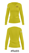 Zeeland East High School Basketball 38631847 Women's Long Sleeve V-neck Shirt - 20