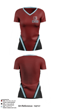Baldwin High School 30634360 Women's Short Sleeve V-neck Shirt - 2