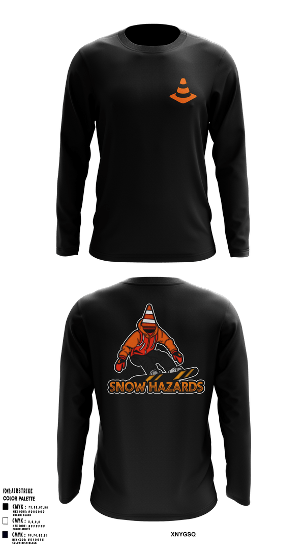 Long Sleeve Performance Shirt, Hazardous, , Teamtime, Team time, sublimation, custom sports apparel, team uniforms, spirit wear, spiritwear, sports uniforms, custom shirts, team store, custom team store, fundraiser sports, apparel fundraiser