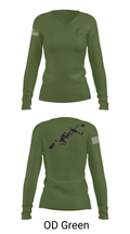 Platoon 2-1-1 26077523 Women's Long Sleeve V-neck Shirt - 40