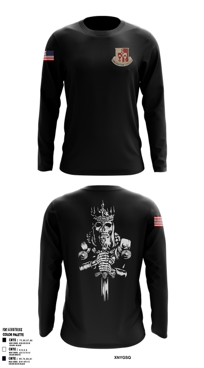 3rd plt kingsmen 28841711 Long Sleeve Performance Shirt - 1