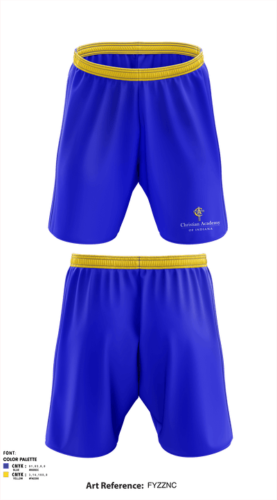 Christian Academy of Indiana 63025914 Athletic Shorts With Pockets - 1