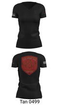 Mid-Columbia Strike Team 42848271 Women's Short Sleeve V-neck Shirt - 23