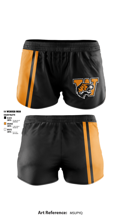 Wanette High School 3197215 Women's Shorts - 1