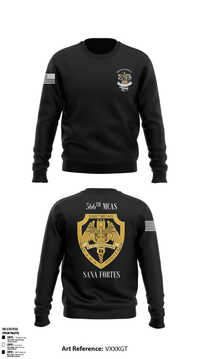 566th MCAS- Army 77440363 Crew Neck Sweatshirt - 57