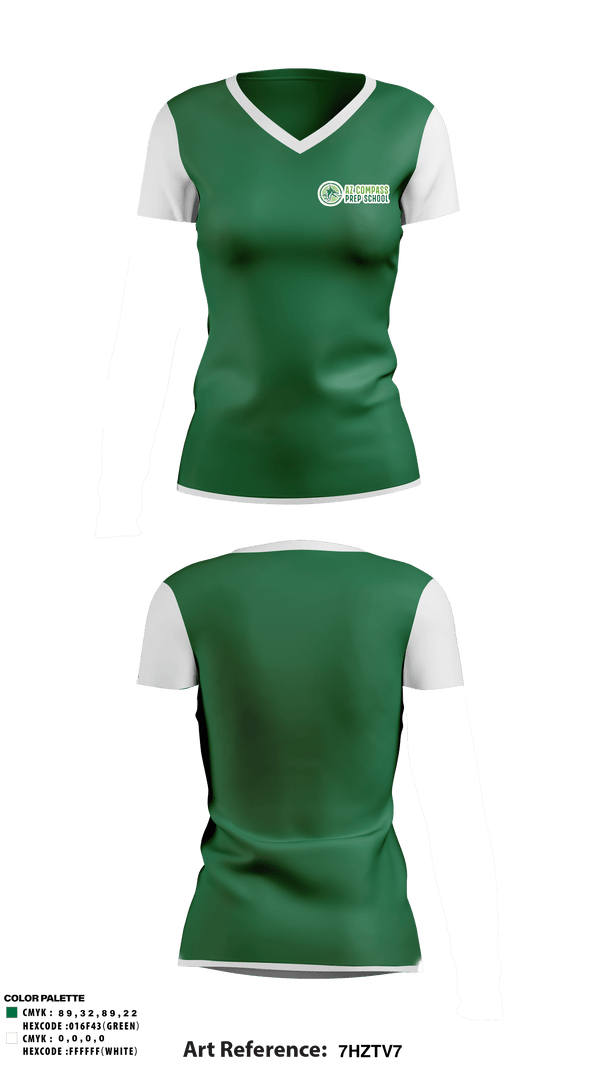 Women's Short Sleeve Vneck Shirt, Arizona Compass Preparatory School Baseball, Baseball, Teamtime, Team time, sublimation, custom sports apparel, team uniforms, spirit wear, spiritwear, sports uniforms, custom shirts, team store, custom team store, fundraiser sports, apparel fundraiser