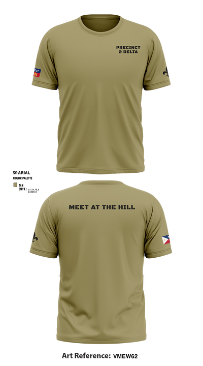 Precinct 2 Delta 41159276 Short Sleeve Performance Shirt - 4