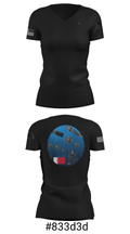 2U2 7410050 Women's Short Sleeve V-neck Shirt - 19