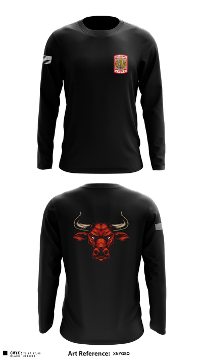 Bravo Bulls 3714911 Long Sleeve Performance Shirt - 1