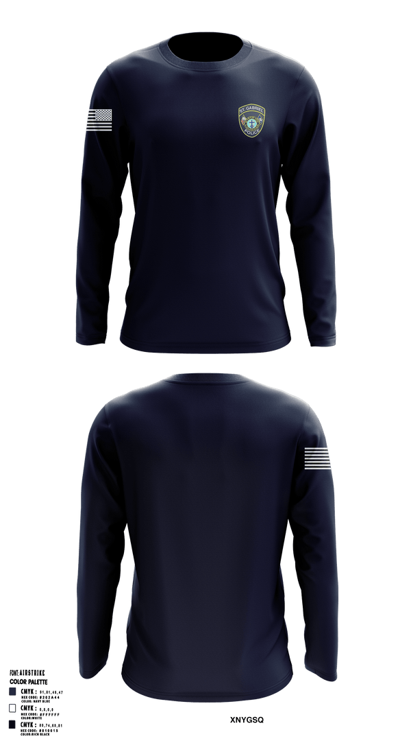 Long Sleeve Performance Shirt, SGPD, Police, Teamtime, Team time, sublimation, custom sports apparel, team uniforms, spirit wear, spiritwear, sports uniforms, custom shirts, team store, custom team store, fundraiser sports, apparel fundraiser