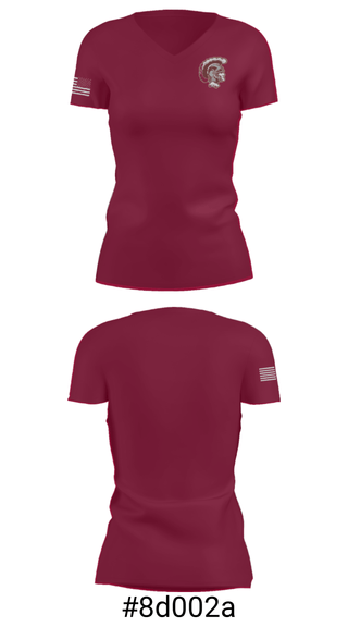 Women's Short Sleeve Vneck Shirt, Dougherty Comprehensive High School Basketball, Men's Basketball, Teamtime, Team time, sublimation, custom sports apparel, team uniforms, spirit wear, spiritwear, sports uniforms, custom shirts, team store, custom team store, fundraiser sports, apparel fundraiser