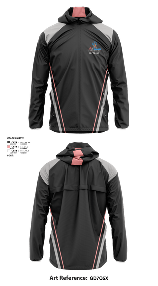 Windbreaker, A tower solutions, Softball, Teamtime, Team time, sublimation, custom sports apparel, team uniforms, spirit wear, spiritwear, sports uniforms, custom shirts, team store, custom team store, fundraiser sports, apparel fundraiser