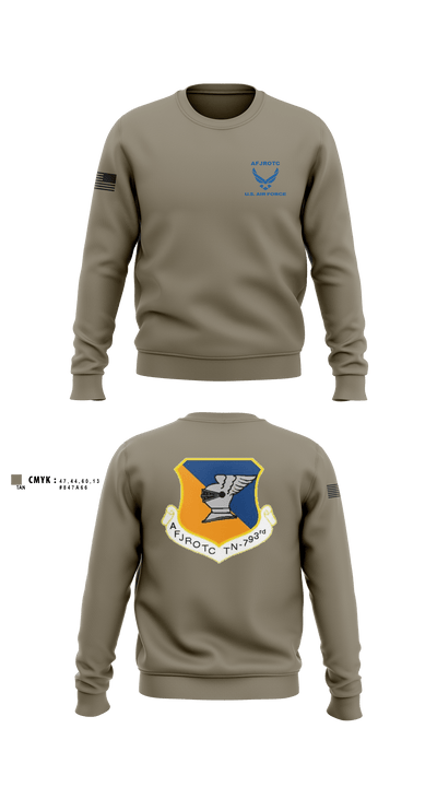 WBHS AFJROTC 46215478 Crew Neck Sweatshirt - 2