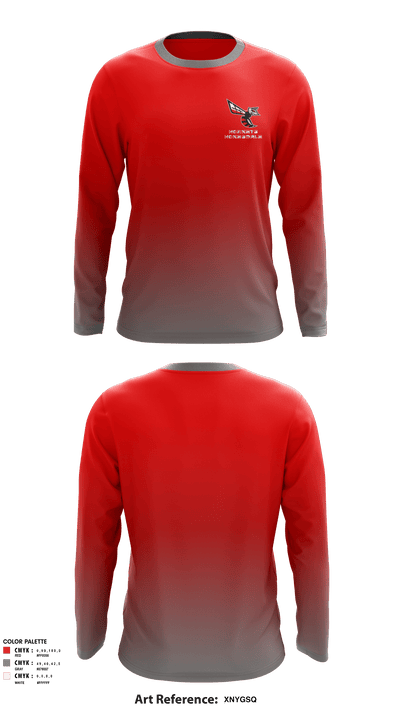 Honesdale High School Basketball 24985503 Long Sleeve Performance Shirt - 3