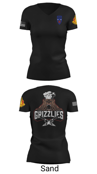 Women's Short Sleeve Vneck Shirt, , Army, Teamtime, Team time, sublimation, custom sports apparel, team uniforms, spirit wear, spiritwear, sports uniforms, custom shirts, team store, custom team store, fundraiser sports, apparel fundraiser