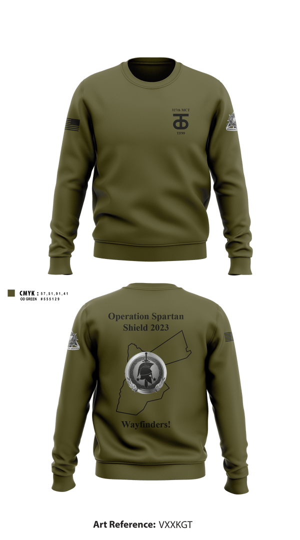 Crew Neck Sweatshirt, , Army, Teamtime, Team time, sublimation, custom sports apparel, team uniforms, spirit wear, spiritwear, sports uniforms, custom shirts, team store, custom team store, fundraiser sports, apparel fundraiser
