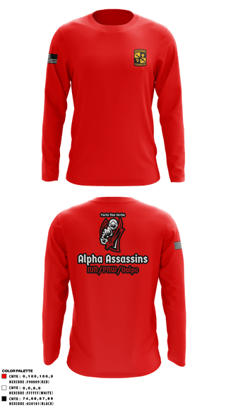 Long Sleeve Performance Shirt, , Army, Teamtime, Team time, sublimation, custom sports apparel, team uniforms, spirit wear, spiritwear, sports uniforms, custom shirts, team store, custom team store, fundraiser sports, apparel fundraiser