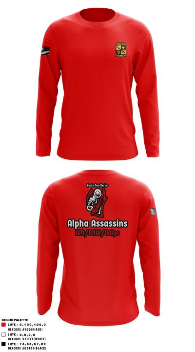 NWI ROTC 90860810 Long Sleeve Performance Shirt - 1