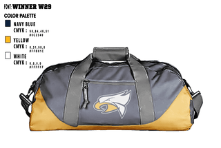 Duffle Bag, Hudsonville Eagles Hockey, Ice Hockey, Teamtime, Team time, sublimation, custom sports apparel, team uniforms, spirit wear, spiritwear, sports uniforms, custom shirts, team store, custom team store, fundraiser sports, apparel fundraiser
