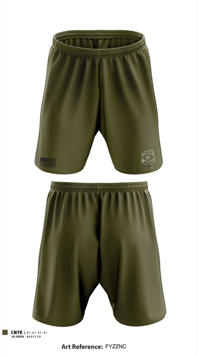 Milton Police Department 34508245 Athletic Shorts With Pockets - 4