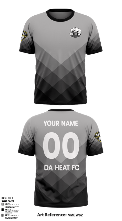 DA HEAT FC 42627716 Short Sleeve Performance Shirt - 6