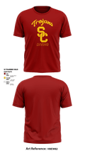 University Of Southern California Diving 38780209 Short Sleeve Performance Shirt - 3