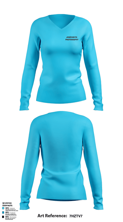 JoséCheito PhotographyJoséCheito Photography 3202857 Women's Long Sleeve V-neck Shirt - 1