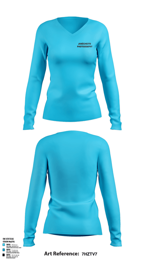 Women's Long Sleeve Vneck Shirt, JoséCheito PhotographyJoséCheito Photography, , Teamtime, Team time, sublimation, custom sports apparel, team uniforms, spirit wear, spiritwear, sports uniforms, custom shirts, team store, custom team store, fundraiser sports, apparel fundraiser