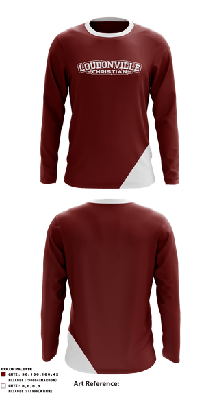 Long Sleeve Performance Shirt, Loudonville Christian Middle School, Spirit Store, Teamtime, Team time, sublimation, custom sports apparel, team uniforms, spirit wear, spiritwear, sports uniforms, custom shirts, team store, custom team store, fundraiser sports, apparel fundraiser