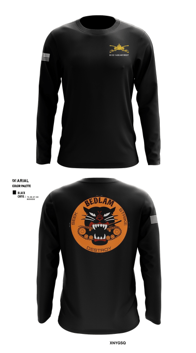 HHC 1-635TH AR 81955696 Long Sleeve Performance Shirt - 1