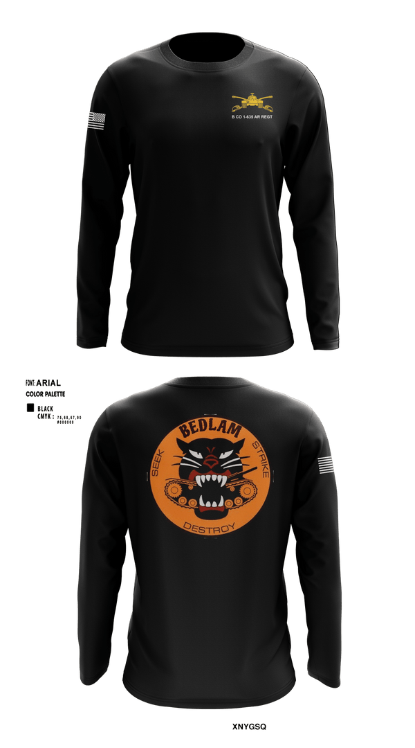 Long Sleeve Performance Shirt, HHC 1-635TH AR, National Guard, Teamtime, Team time, sublimation, custom sports apparel, team uniforms, spirit wear, spiritwear, sports uniforms, custom shirts, team store, custom team store, fundraiser sports, apparel fundraiser
