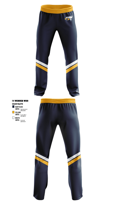 Hudsonville Eagles Hockey 96071971 Sweatpants - 1
