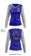 Madison Highland Prep Softball 17514655 Women's Long Sleeve V-neck Shirt - 1