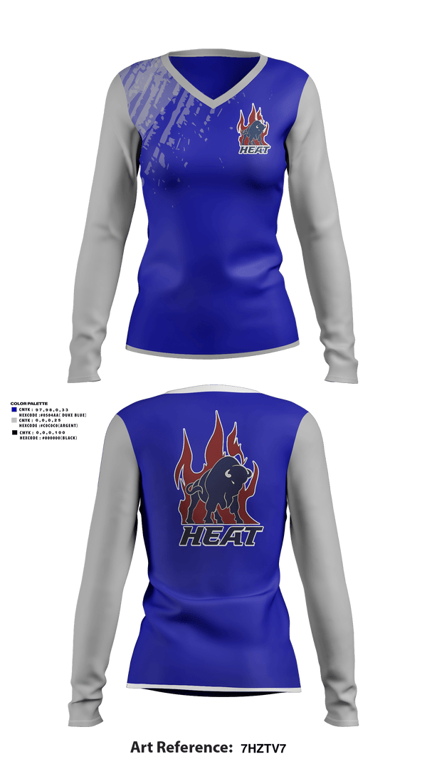 Women's Long Sleeve Vneck Shirt, Madison Highland Prep Softball, Softball, Teamtime, Team time, sublimation, custom sports apparel, team uniforms, spirit wear, spiritwear, sports uniforms, custom shirts, team store, custom team store, fundraiser sports, apparel fundraiser