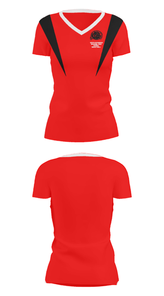 Women's Short Sleeve Vneck Shirt, Whitman-Hanson Regional High School Basketball, Women's Basketball, Teamtime, Team time, sublimation, custom sports apparel, team uniforms, spirit wear, spiritwear, sports uniforms, custom shirts, team store, custom team store, fundraiser sports, apparel fundraiser